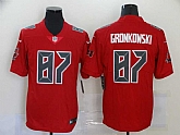 Nike Buccaneers 87 Rob Gronkowski Red Color Rush Limited Jersey,baseball caps,new era cap wholesale,wholesale hats